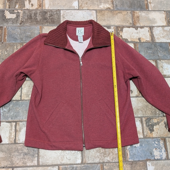 Field Gear Women’s Medium Jacket - Burgundy/Red- Classic Style - Picture 4 of 7